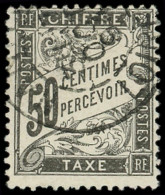TAXE - 20  50c. Noir, Obl., TB - 1859-1959 Oblitérés