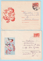 USSR 1968.0924-1030. Nature Motifs. Prestamped Covers (2), Used - 1960-69