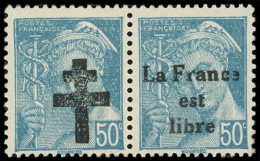 ** LA  LIBERATION - BOLOGNE 1 : 50c. Turquoise, Diptyque, TB - Libération