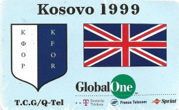 Germany: Prepaid GlobalOne - Kosovo 1999 - GSM, Cartes Prepayées & Recharges