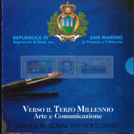 1997 - FDC DIVISIONALE + 1000 L. ARGENTO - Saint-Marin