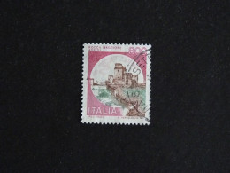 ITALIE ITALIA YT 1454 OBLITERE - FORTERESSE MAGGIORE ASSISE PEROUSE - 1971-80: Usados