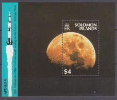 1989 Solomon Islands  712/B27 20 Years Of Apollo 11 Moon Landing - Oceania