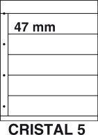 DAVO Kosmos Einsteckblatt Cristal 5, 5er Pack DV29765 Neu ( - Altri & Non Classificati