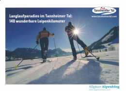 AK Österreich Tannheim Tannheimer Tal Winter Skilanglauf Skiloipe - Tannheim