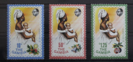 Gambia 329-331 Postfrisch #ST396 - Gambie (1965-...)