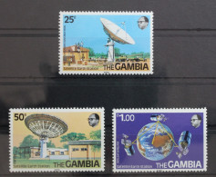 Gambia 395-397 Postfrisch #ST408 - Gambie (1965-...)