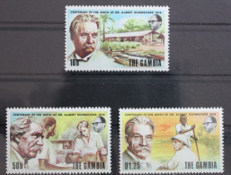 Gambia 303-305 Postfrisch #ST386 - Gambie (1965-...)