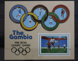 Gambia Block 38 Mit 710 Postfrisch Olympische Sommerspiele #ST464 - Gambie (1965-...)