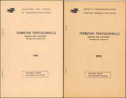 Spécialités Diverses - FICTIFS 2 Carnets N°FC3 Et FC5 De 1973 ET 1976 + 6 Lettres Des Cours D'Instruction, TB - Fictie