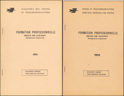Spécialités Diverses - FICTIFS 2 Carnets N°FC3 Et FC5 De 1973 ET 1976 + 6 Lettres Des Cours D'Instruction, TB - Finti