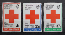 Gambia 289-291 Postfrisch #ST383 - Gambie (1965-...)