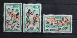 Niger 25-27 Postfrisch #ST627 - Níger (1960-...)