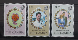 Gambia 424-426 Postfrisch #ST419 - Gambie (1965-...)