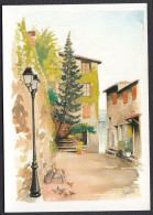 Aquarelle N. Champion Editions Flash'Cartes Grenoble - Malerei & Gemälde