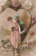 COUPLES - A Toi Tout Mon Cœur - Fantaisie - Carte Postale Ancienne - Coppie