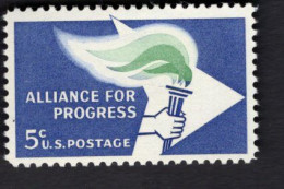 202326452 1963 SCOTT 1234 (XX) POSTFRIS MINT NEVER HINGED  - ALLIANCE FOR PROGRESS - Ongebruikt