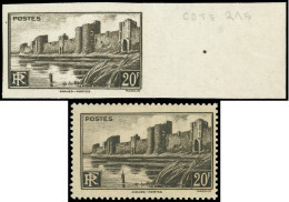 ** VARIETES - 501   Aigues Mortes, Traits Parasites Dans 20, NON DENTELE Bdf, TB - Unused Stamps