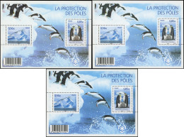 ** VARIETES - F4350  Protection Des Pôles, 3 Nuances, TB - Neufs