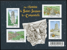 ** VARIETES - F4641  St Jacques De Compostelle, BF NON DENTELE SANS PHOSPHO, TB - Nuevos