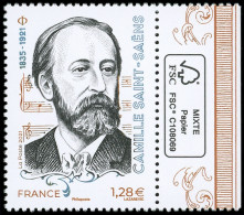 ** VARIETES - 5476a  Camille Saint Saëns, SANS PHOSPHO, Bdf, TB. C - Neufs