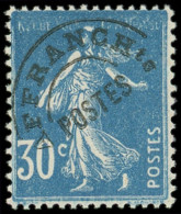 ** VARIETES - Préo 60    30c. Bleu, Légende OBSTRUEE, TB - Other & Unclassified