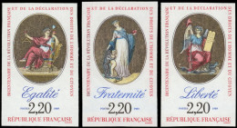 ** NON DENTELES - 2573/75 Bicentenaire De La Révolution, TB - Unclassified