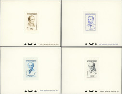 EPREUVES DE LUXE - 1142/45 Grands Médecins, 4 épreuves, TB - Luxury Proofs