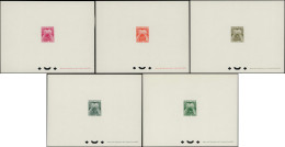 EPREUVES DE LUXE - Taxe 90/94 Gerbes 1960, 5 épreuves, TB - Luxury Proofs