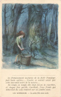 CONTE FABLES LEGENDES - La Petite Fille Toute Seule - Les Misérables - Colorisé - Carte Postale Ancienne - Vertellingen, Fabels & Legenden