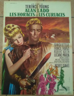 AFFICHE CINEMA FILM LES HORACES ET LES CURIACES ALAN LADD TERENCE YOUNG 1961 TBE PEPLUM MASCII - Affiches & Posters