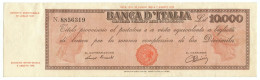 10000 LIRE TITOLO PROVVISORIO TESTINA REPUBBLICA ITALIANA 12/07/1947 BB/BB+ - Otros & Sin Clasificación