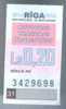 Latvia, Riga: One-way Tram, Trolleybus And Bus Ticket - Europa