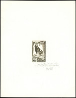 EPREUVES D'ARTISTES ET D'ATELIER - 1613   Mouflon, WWF, épreuve D'artiste En Noir Signée, TB - Künstlerentwürfe