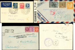 Let Guerre 1939/1945 - Lot De 14 Lettres Ou Documents Divers, à étudier - Guerre De 1939-45