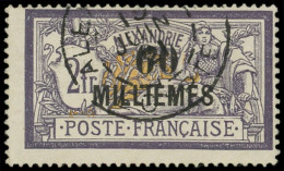 ALEXANDRIE 59 : 60m. S. 2f. Violet Et Jaune, Obl., TB. Br - Autres & Non Classés