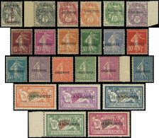 ** ANDORRE 1/23 : Première Série, 23 Valeurs, TB - Unused Stamps