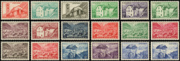 ** ANDORRE 120/37 : Série De 1948 Sauf Le 1f., TB - Unused Stamps
