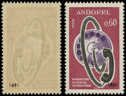 ** ANDORRE 182 : Réseau Téléphonique, "1967" RECTO-VERSO, TB - Ungebraucht