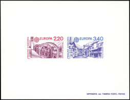 ANDORRE 358/59 : Europa 1987, Epreuve Collective, TB - Oblitérés