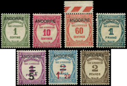 * ANDORRE Taxe 9/15 : Série Recouvrements, TB - Unused Stamps
