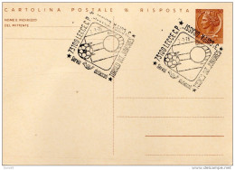 1976 CARTOLINA CON ANNULLO SPECIALE LECCE TORNEO INTERNAZIONALE - Ganzsachen