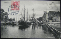 CPA Demmin - Le Port Et Pont Levant - Vue Du Port Au Confluent Rivières : Peene,Trebel Et Tollense   A Voir ! - Demmin