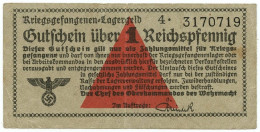 1 REICHSPFENNIG PRIGIONIERI DI GUERRA WWII GERMANIA LAGERGELD 1939-1945 BB+ - Andere & Zonder Classificatie