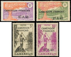 * CAMEROUN 204, 205, 230, 231, Surch. 27.8.40, TB - Autres & Non Classés