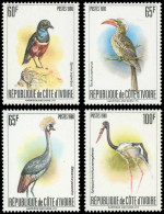 ** COTE D'IVOIRE 565A/D : Oiseaux Et Echassier De 1980, TB - Altri & Non Classificati