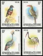 ** COTE D'IVOIRE 565A/D : Oiseaux Et Echassier De 1980, TB - Andere & Zonder Classificatie