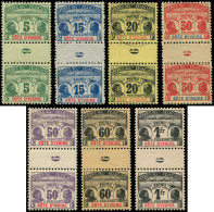 * COTE D'IVOIRE Taxe 1 Et 3/8 : Palmiers, PAIRES Mill., N°4 Obl., TB - Sonstige & Ohne Zuordnung