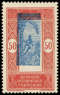 ** DAHOMEY 74 : 50c. Rouge-brique Et Bleu, Centre Très DEPLACE, TB - Otros & Sin Clasificación