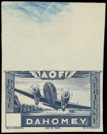 (*) DAHOMEY PA 13a : Essai En Bleu, SANS La Valeur, Non Dentelé, Bdf, TB - Other & Unclassified